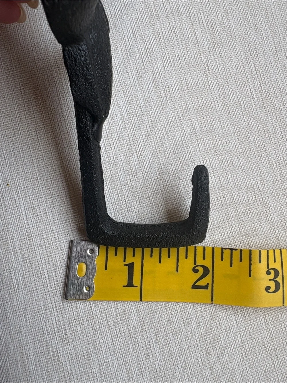 Black Fleur-de-Lis Iron Wall Hook- Functional Style For Any Room